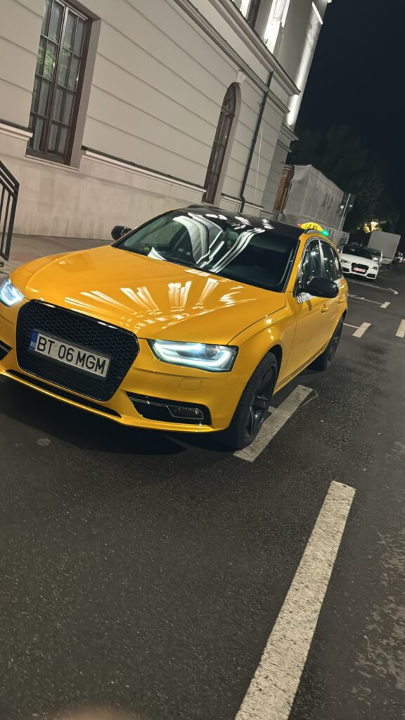 Mașina TaxiBT pentru curse interurbane din Botoșani